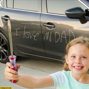 i-love-my-dad-on-a-car-with-a-screwdriver-daughter-kid